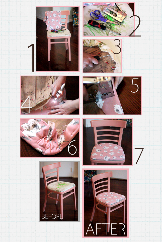 Ruche: Project DIY: How to Reupholster a Chair
