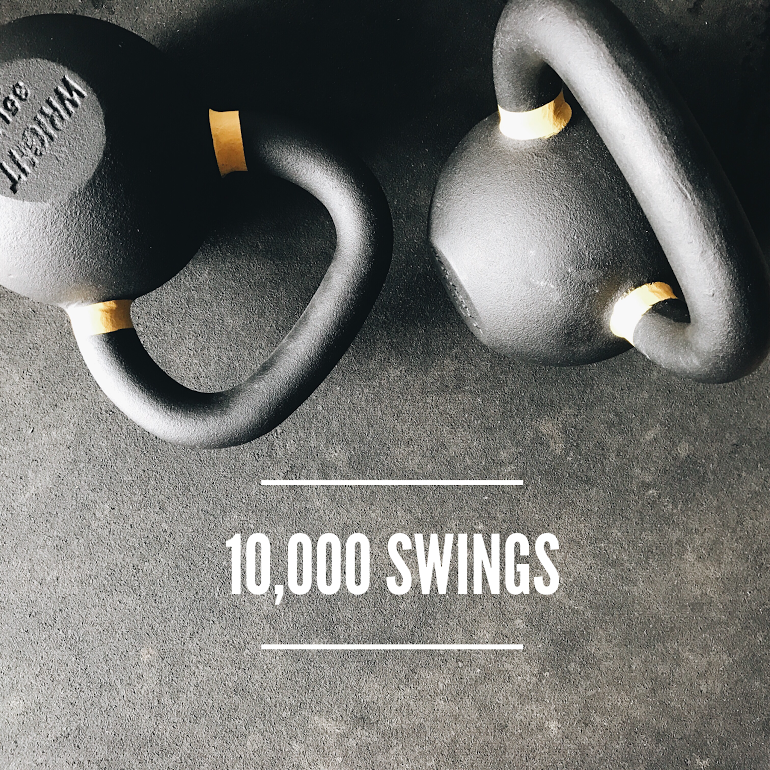 Barbell in Kitchen: 10,000 Swings | May Challenge