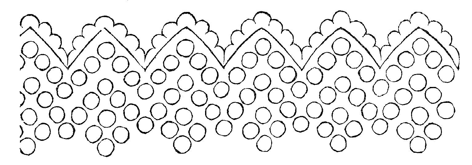 Digital stamp design antique victorian embroidery digital border