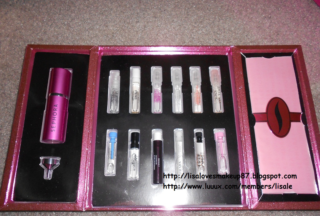 LisaLovesMakeup87 Review Sephora Deluxe Fragrance Sampler For Her