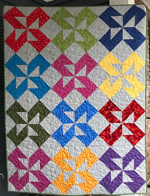 Quilting Land Dutch Windmills Quilt
