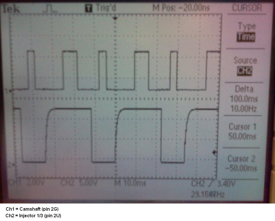 Skov's MX5 Electronics Notes CAS vs Injector Pulse Relationship