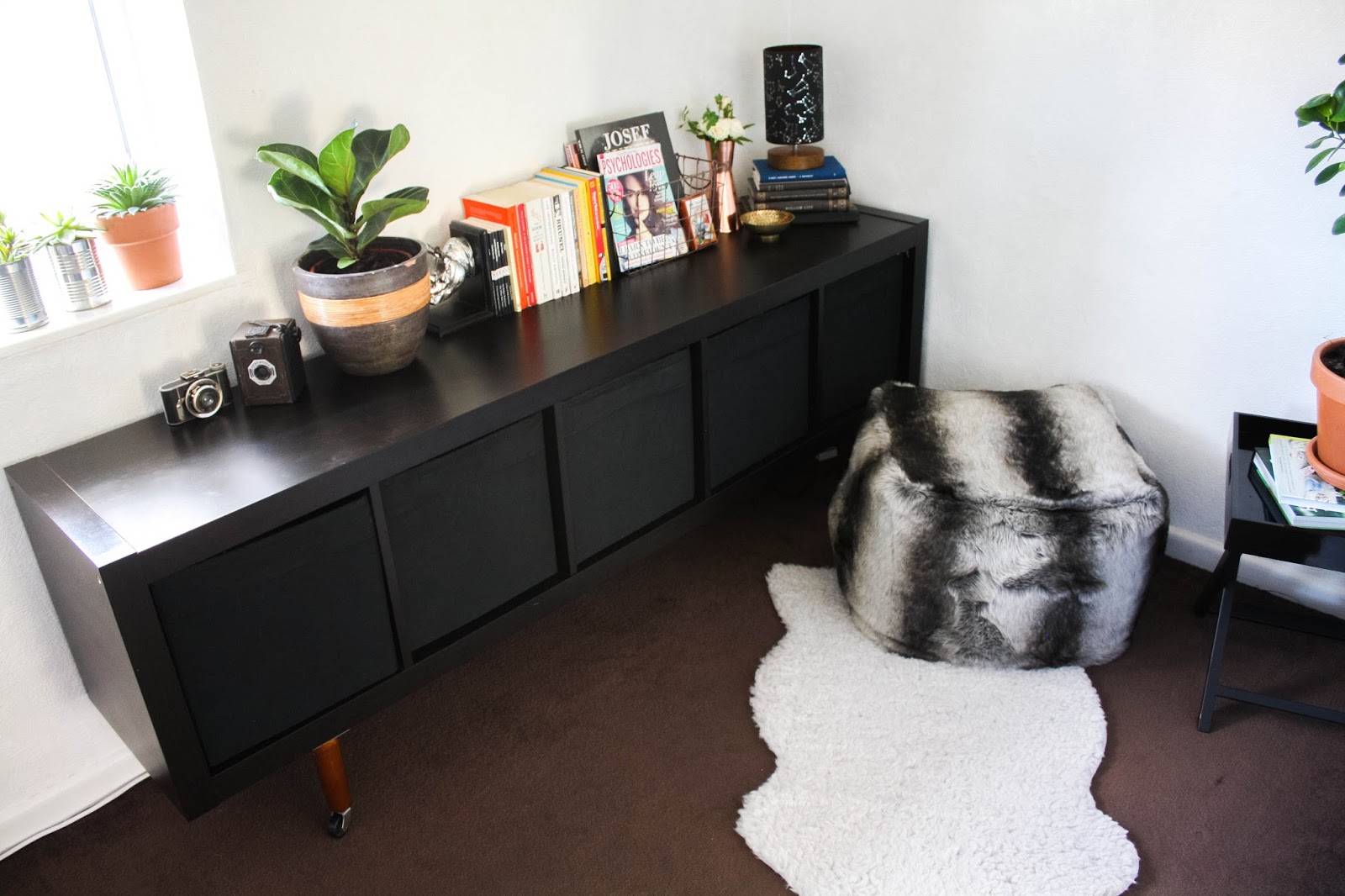 Jean Graham's Blog DIY IKEA hack Kallax with legs