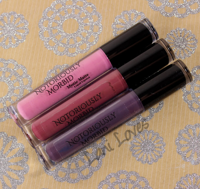 Notoriously Morbid Bewitching Blooms Mystic Mattes Swatches & Review