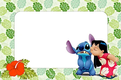 Lilo and Stitch Birthday Cake Topper Template Printable DIY