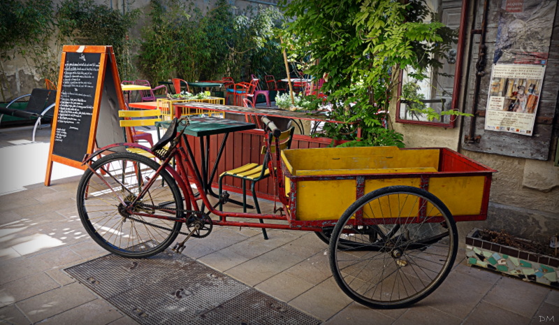 bicyclette et carriole