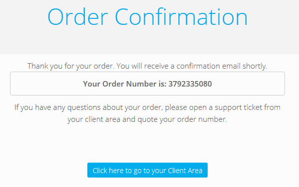 Your order number is 1. Your order number is 1. Order confirmation. Confirm email. You will receive.