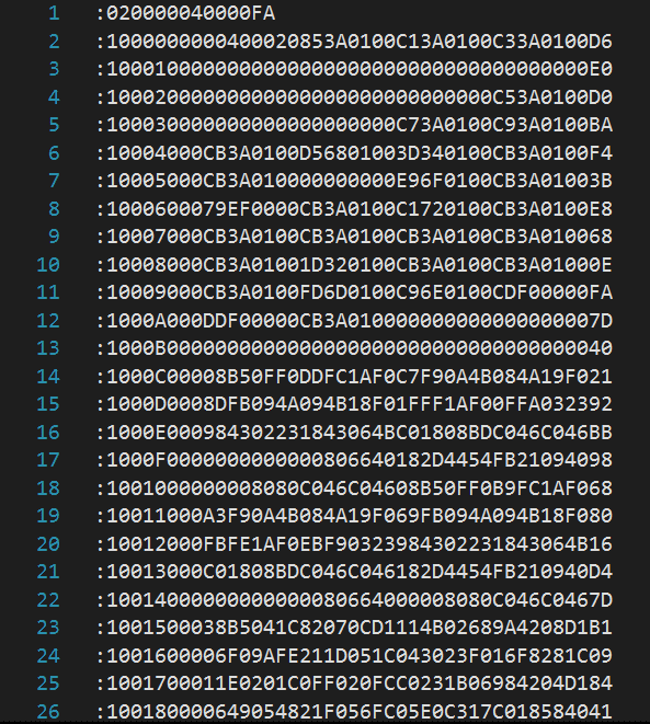 Giggletronics What are .hex files?