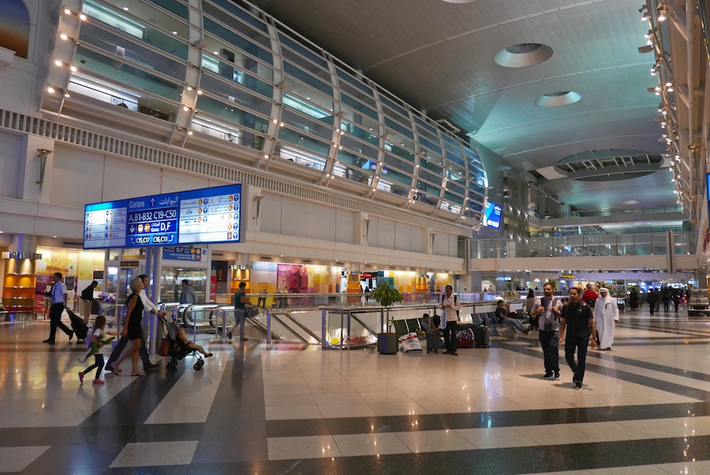 Horizontally yours Terminal 1, Dubai Airport