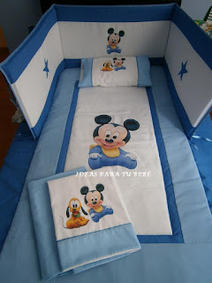 Juego de cuna baby mickey