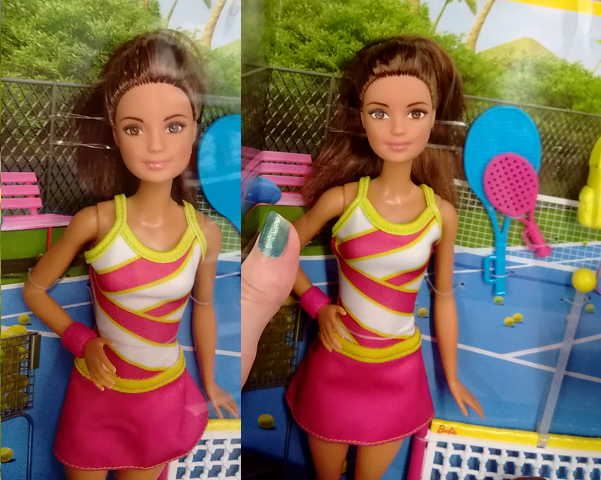 tennis coach barbie