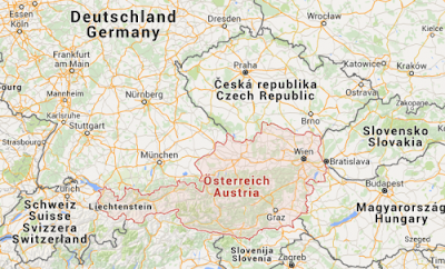 Austria map picture