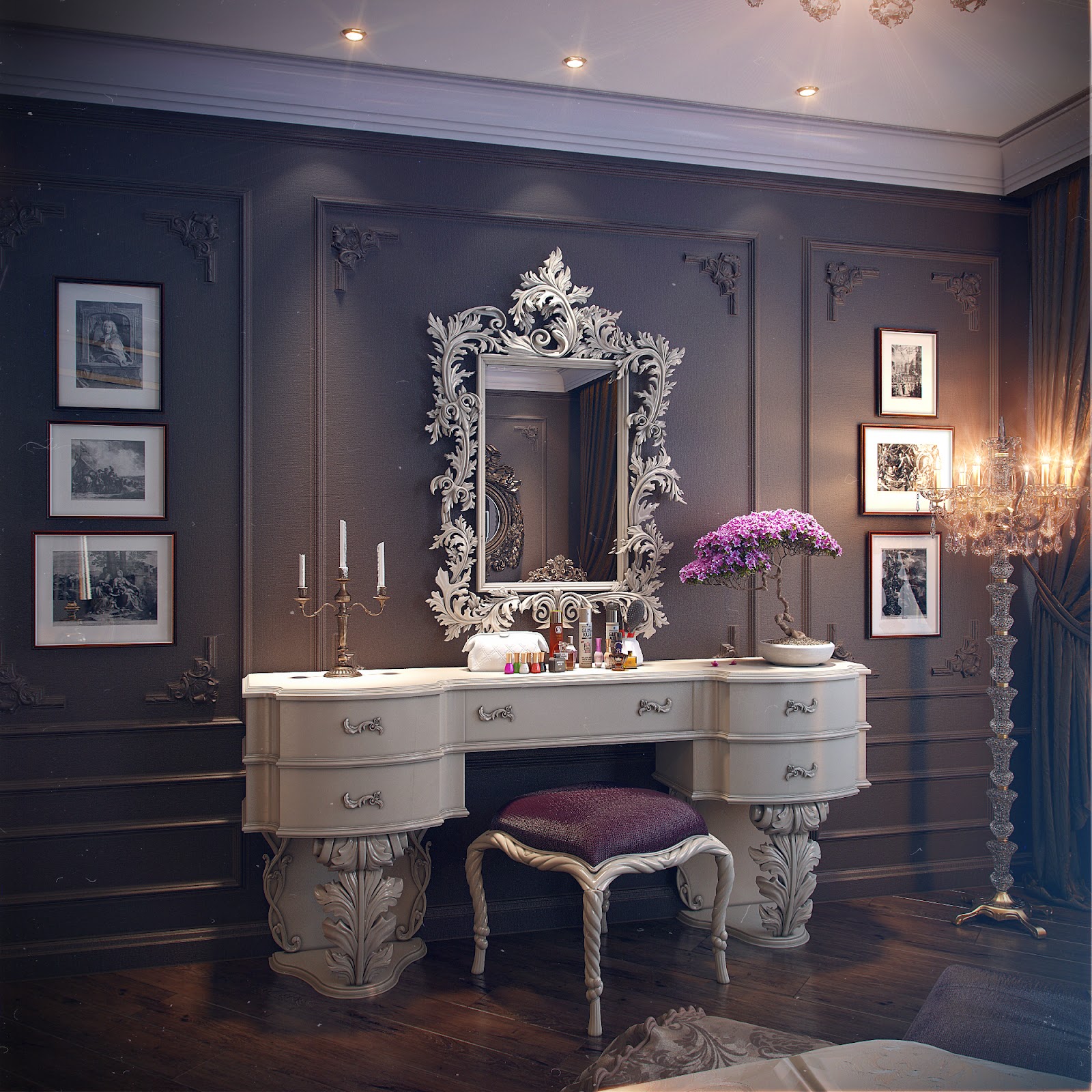 Несколько ракурсов из спальни ~ 3D visualization and design