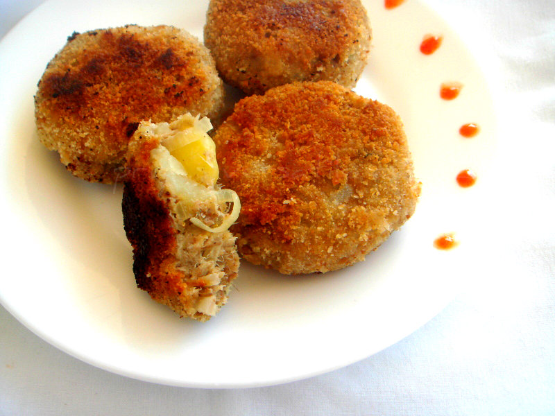 Priya's Versatile Recipes Tuna Oats Cutlet