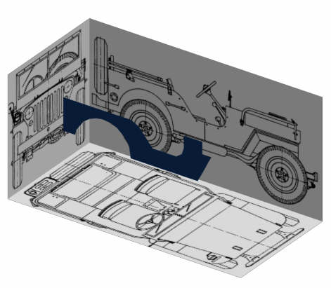 Venom Neko 3D: Creación de un Jeep Willys en 3D: día 1