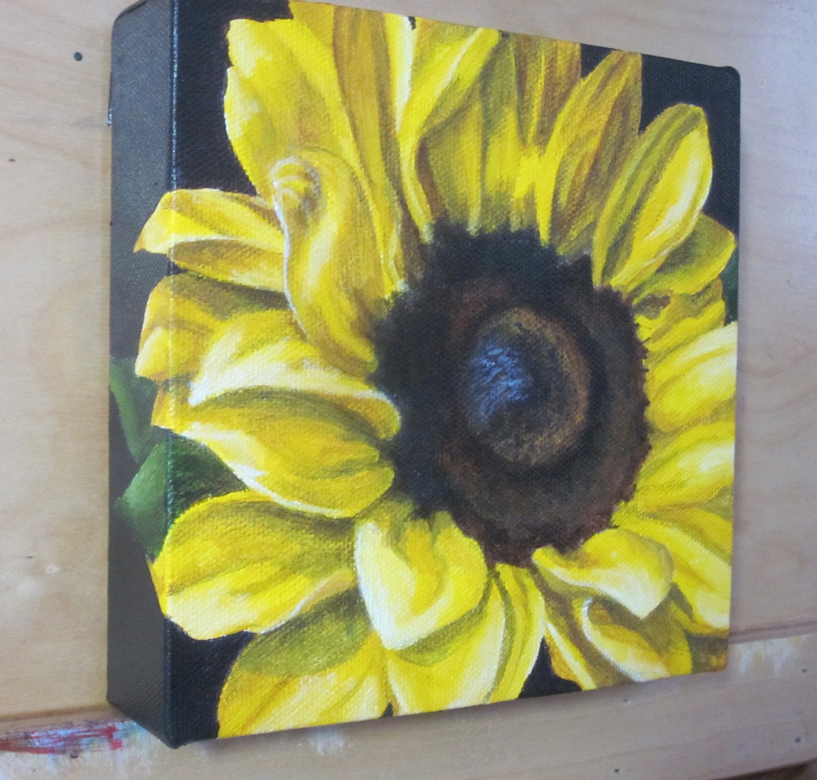 Debbie Shirley Art Pocketful of Sunshine Small Acrylic Floral