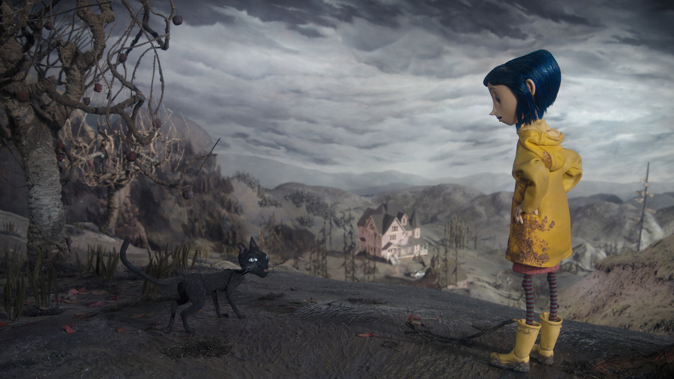 Coraline y la puerta secreta (HD 1080P y Español- Inglés 2009) (2) poster box code