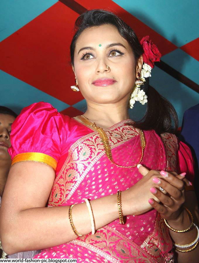 Indian Actress Rani Mukerji Indian Fashion