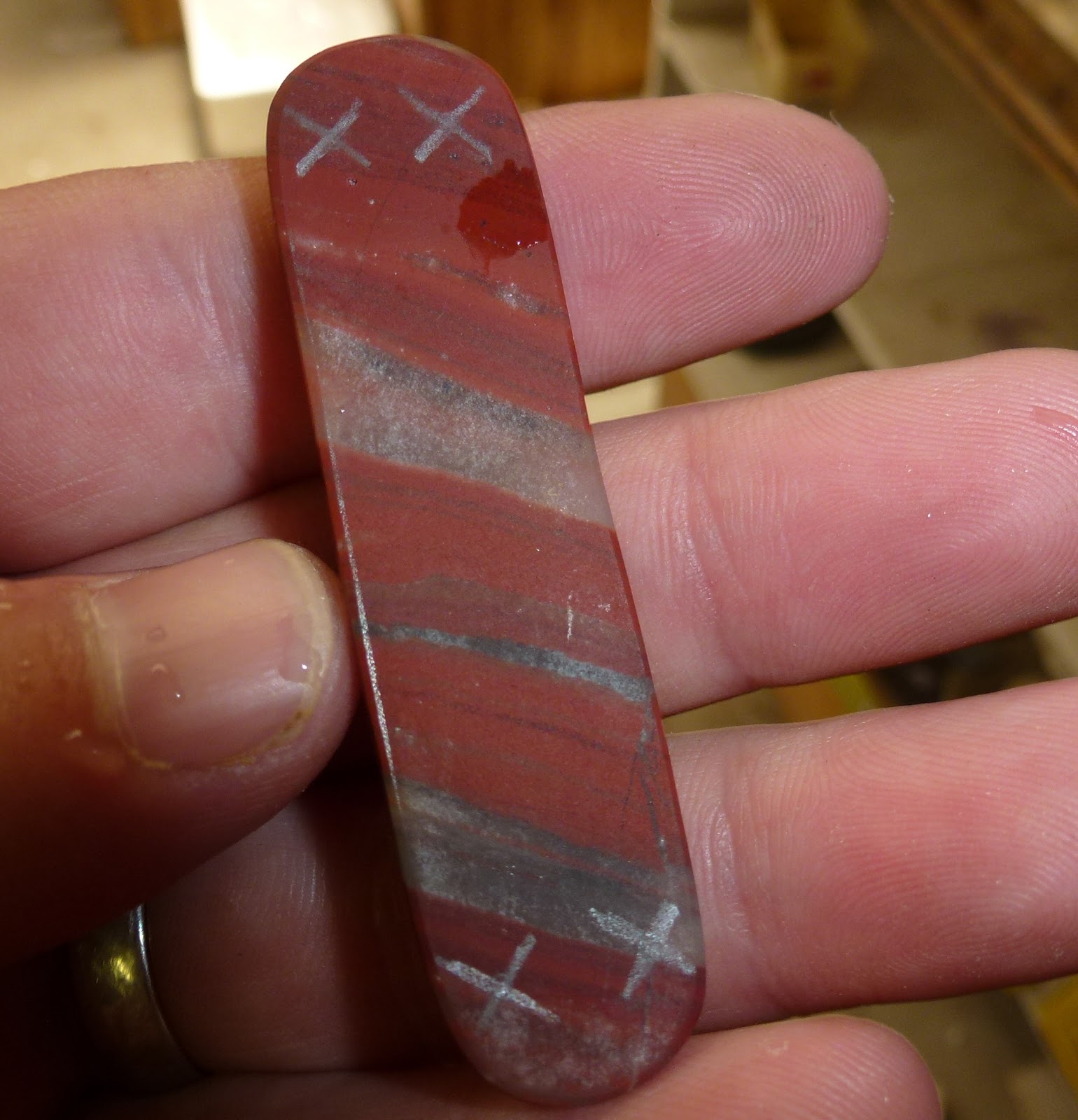 Jaka Gems Custom Scales for a Victorinox Swiss Army Knife Gemstone Scales