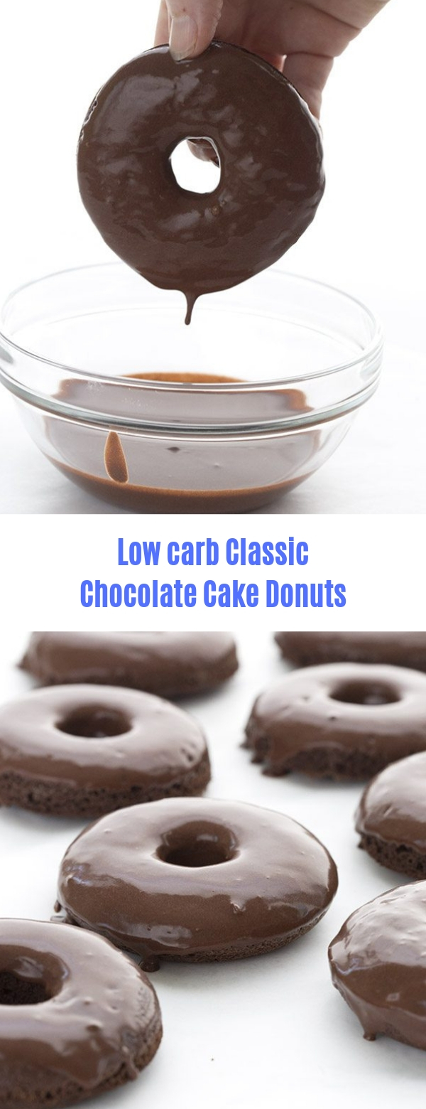 Low carb Classic Chocolate Cake Donuts Viral Recipes
