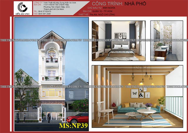 Mẫu thiết kế nhà đẹp 2 tầng 5x12 m tại Gò Vấp, Quận 12 Thiet-ke-nha-dep-2-tang-a