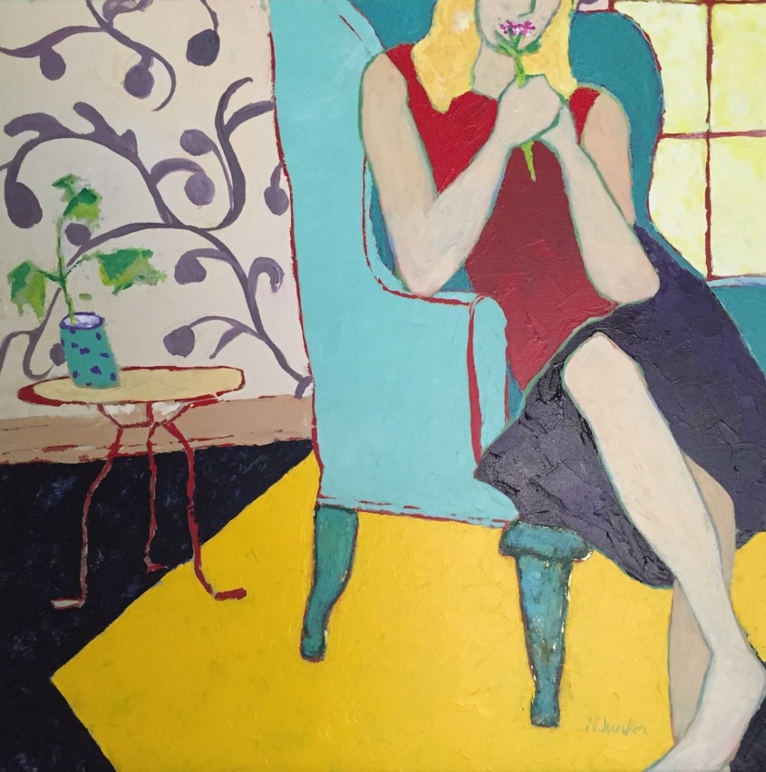 Daily Painters Abstract Gallery Contemporary Colorful Figurative Art