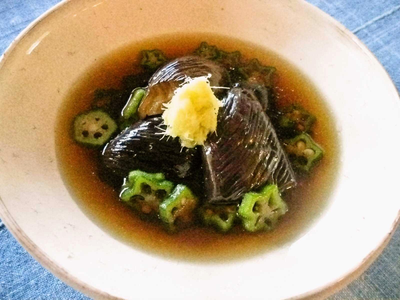 Recipes for Tom Nasu no agebitashi / deepfried eggplant in light broth