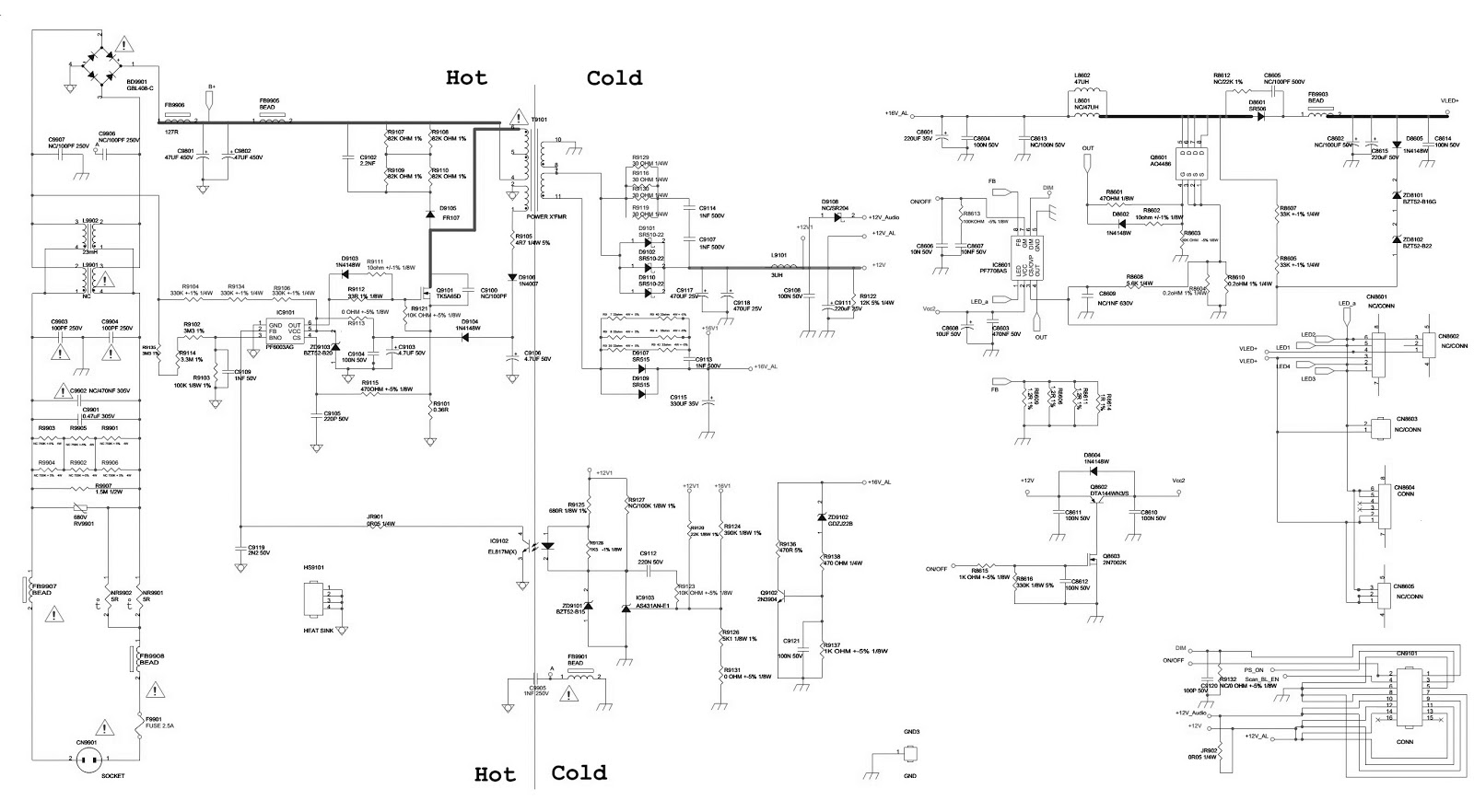 Philips LCD TV SMPS Circuit Diagrams | Electro help