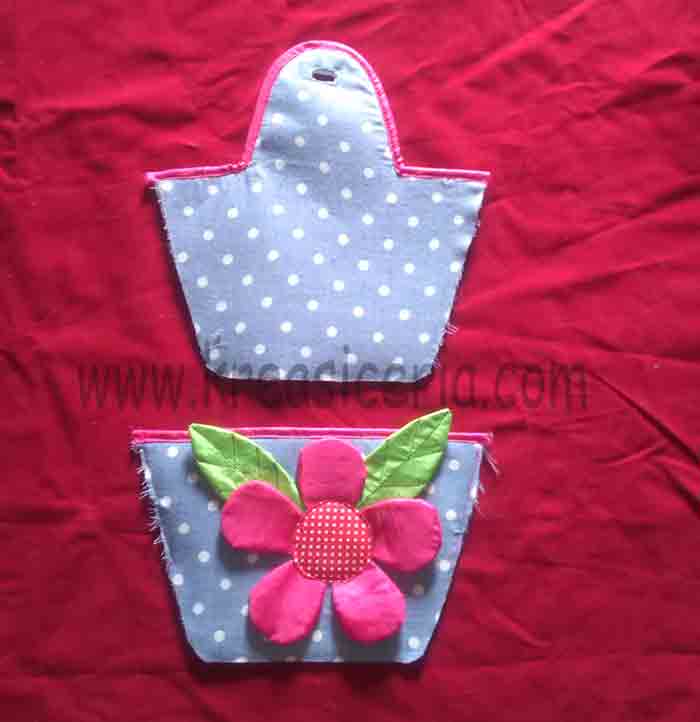 Tutorial Tempat Sisir dari Kain Perca