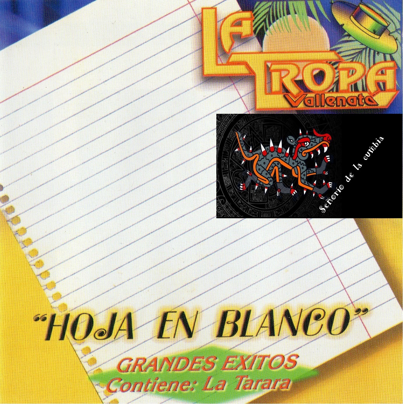 Señorío de la cumbia La Tropa VallenataHoja En Blanco