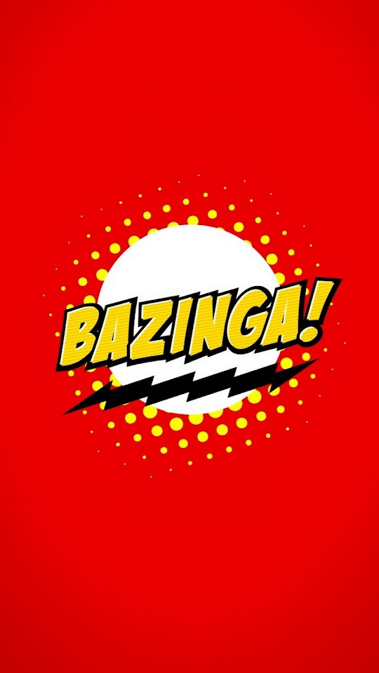 Bazinga Logo Sheldon Cooper  Android Best Wallpaper