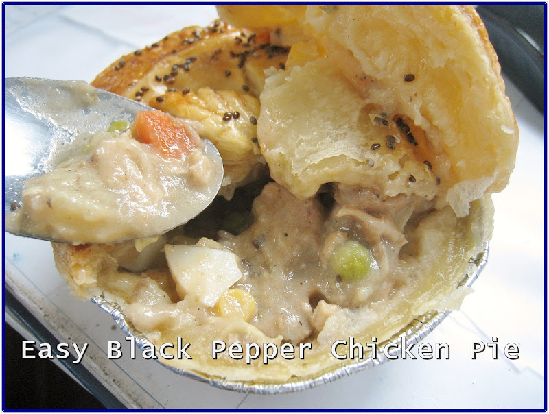 Recipes from everywhere Black Pepper Chicken Pie