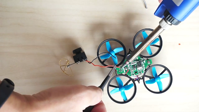 Cara Mudah Pasang Kamera Mini FPV di Micro Drone