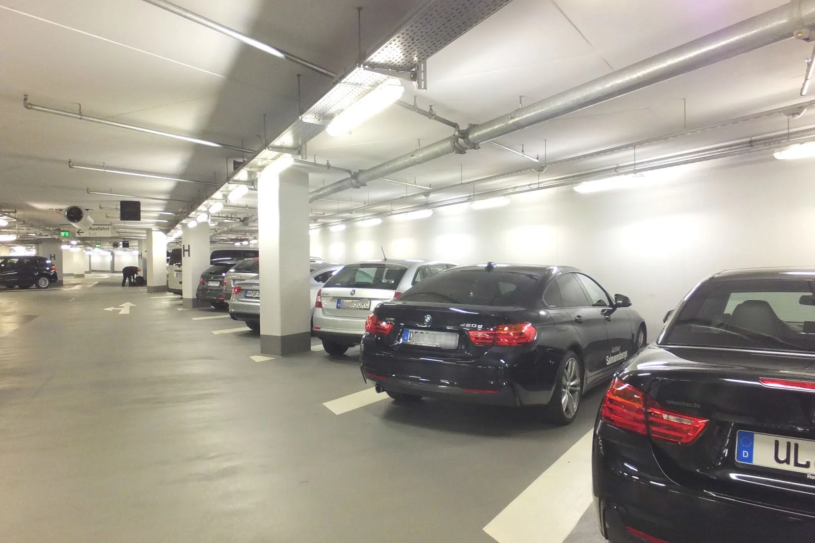 BMW Welt Parking lot