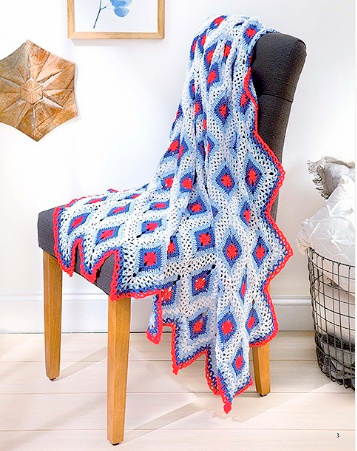Afghan blanket crochet pattern