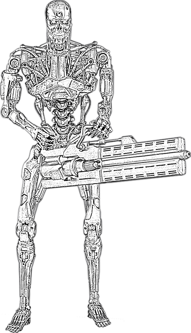 Spider Robot Coloring Pages Debbiedoosbloggingandblabbing