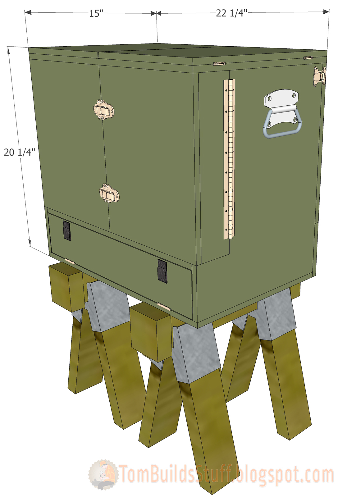 Camping Kitchen Chuck Box Plans
