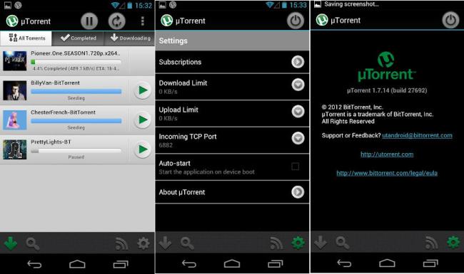 utorrent android utorrent android