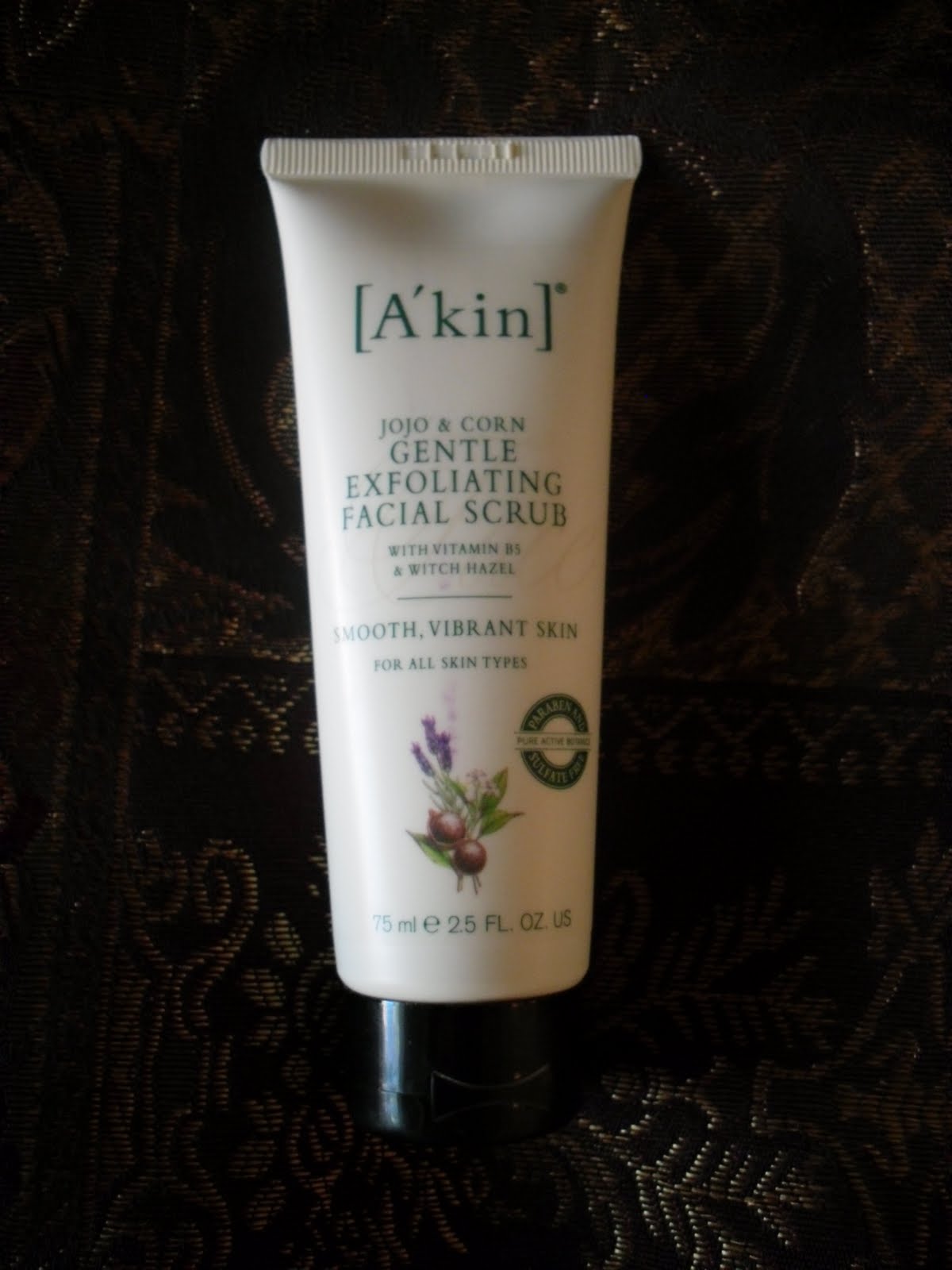 Beautifully Glossy A'kin Jojo and Corn Gentle Exfoliating Facial Scrub