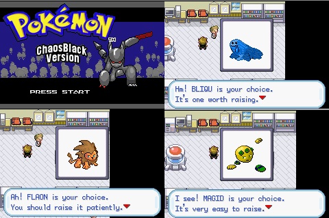 Pokemon Chaos Black Pokemon Chaos Black