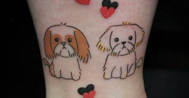 16 incríveis tatuagens de shih tzu para quem é apaixonado por essa raça