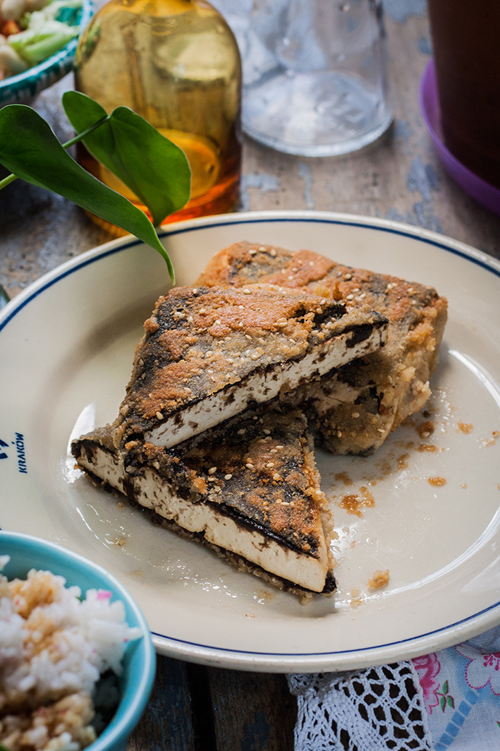 Wegan Nerd wegańskie gotowanie TOFU W NORI