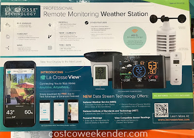 Costco 8844288 - La Crosse Professional Remote Monitoring Weather Station: more accurate than online resources