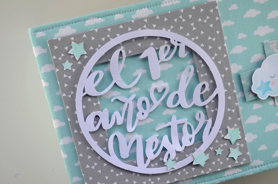 album scrapbooking tela