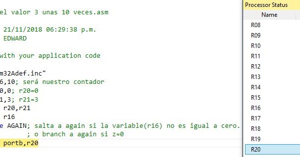 Programando AVR para la industria. : Uso de las instrucciones 
