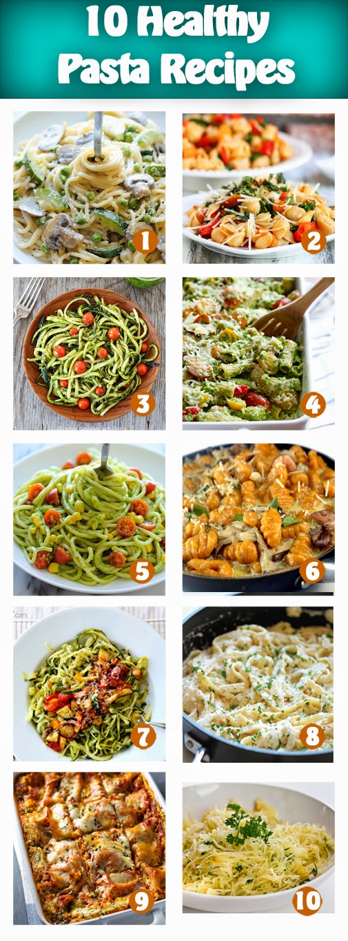 Living With Juan: 10 Healthy Pasta Recipes | Cooking Mondays
