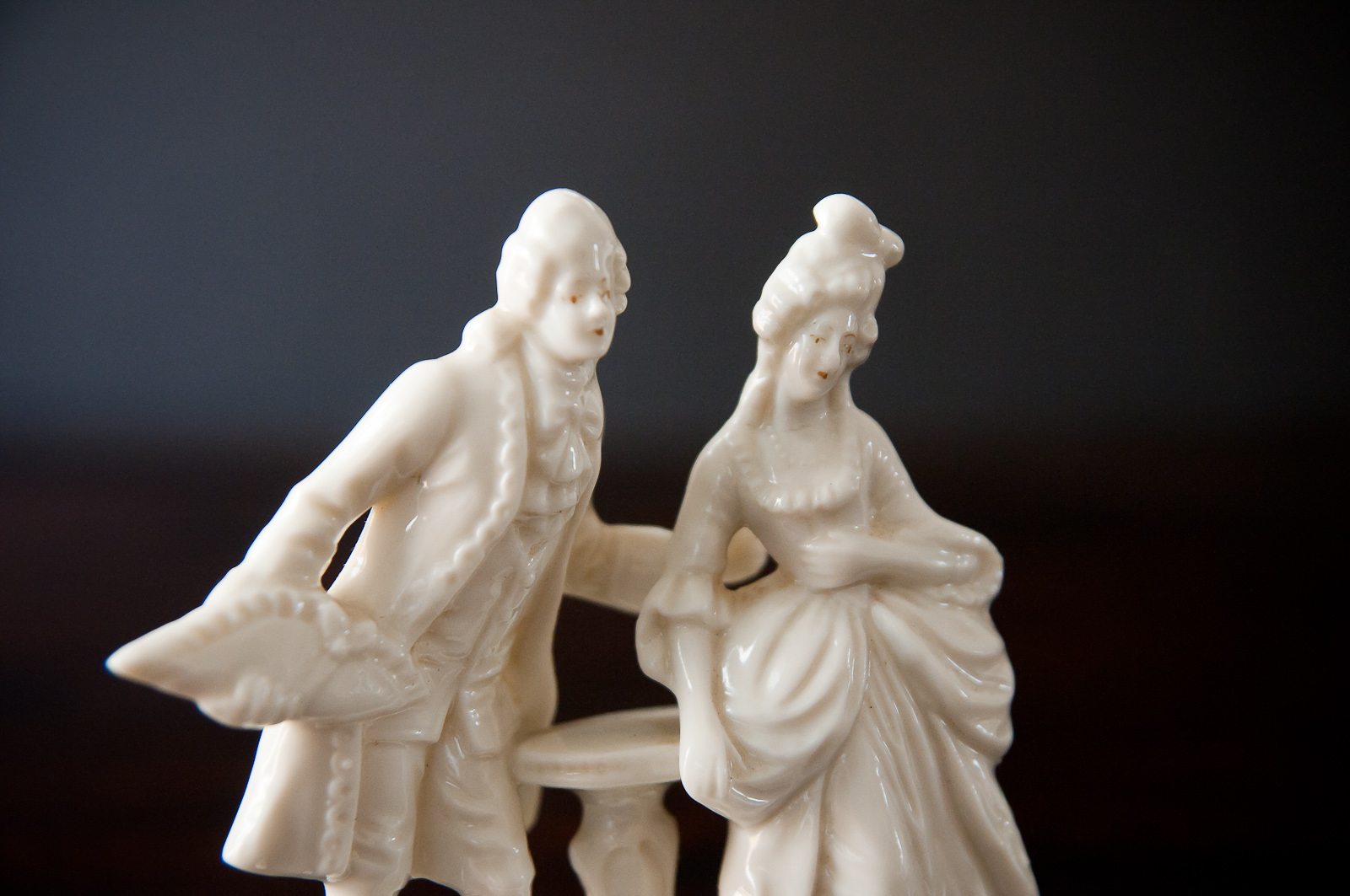 18th Century Figurines Capodimonte and the Crown N Mark