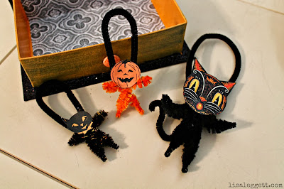 Pipe cleaner Halloween ornaments