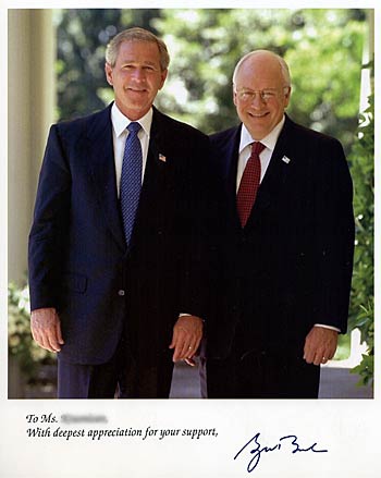 President George W. Bush & Vice President Dick Cheney