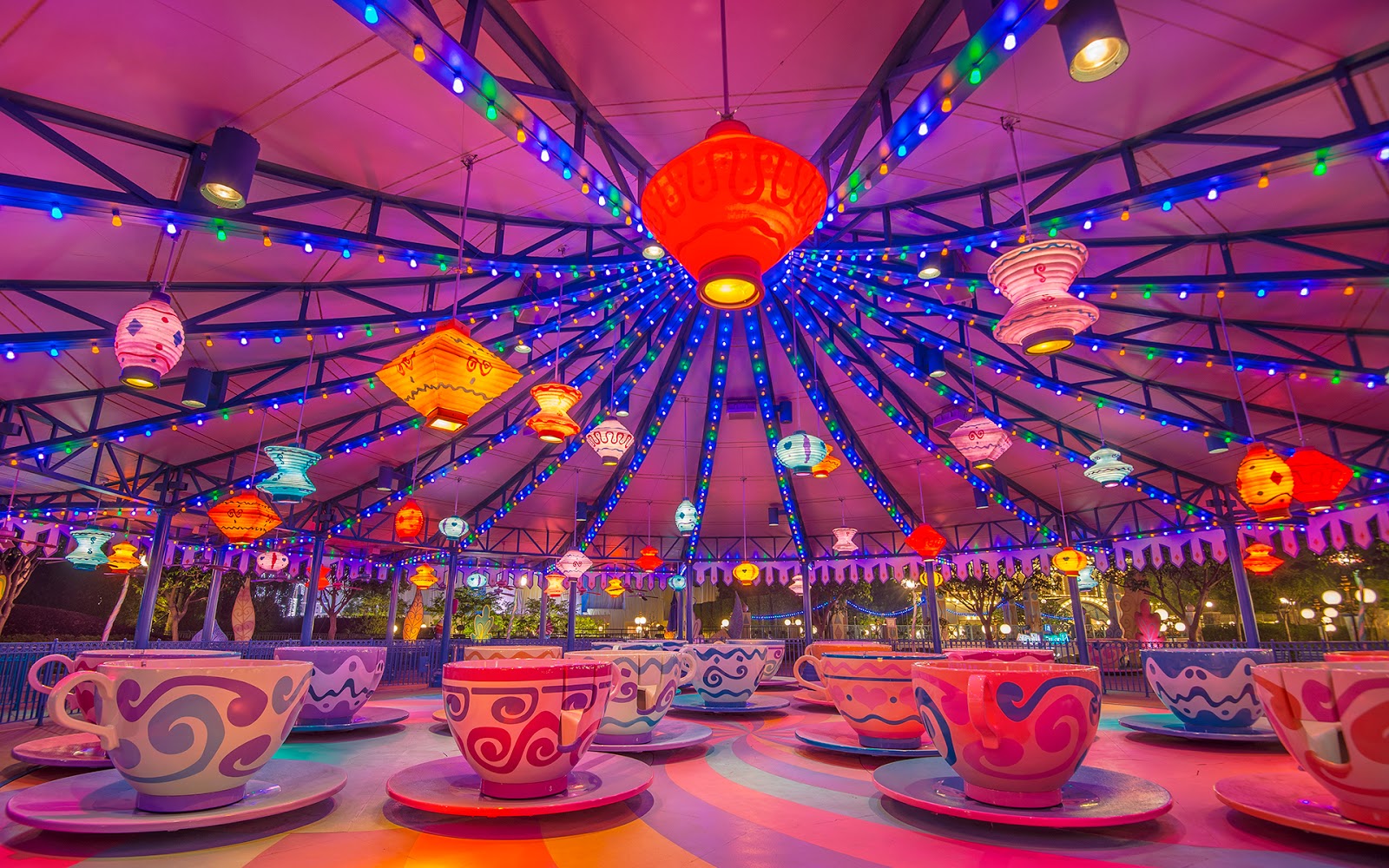 A Colorful Tea Party